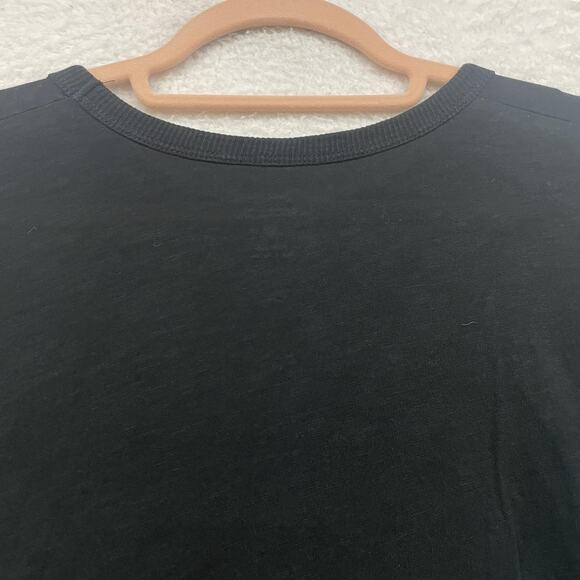 Madewell Shirt Womens XS Black Do Well Crewneck Short Sleeve Casual Tee AI537 - Picture 5 of 10